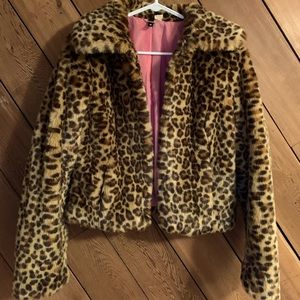 Divided by H&M Leopard Coat